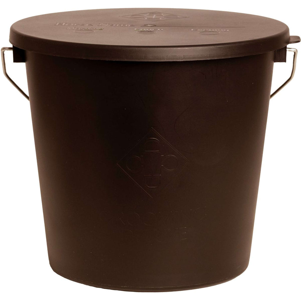Kentucky Eimer mit Deckel Braun
