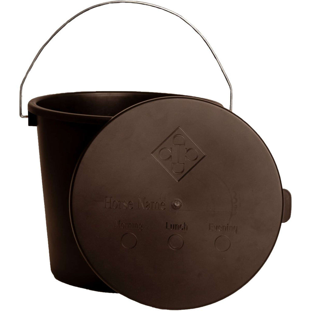 Kentucky Eimer mit Deckel Braun
