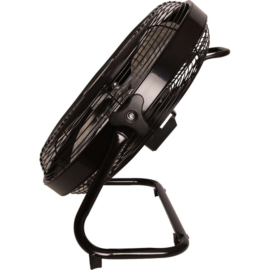 Kentucky Kabelloser Ventilator mit Akku und Ladegerät Schwarz