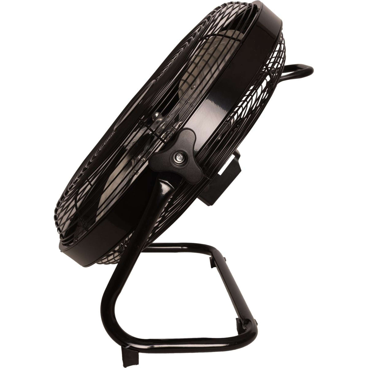 Kentucky Kabelloser Ventilator mit Akku und Ladegerät Schwarz