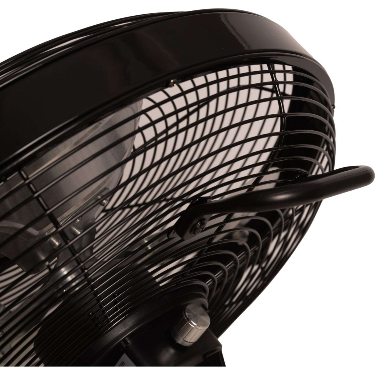 Kentucky Kabelloser Ventilator mit Akku und Ladegerät Schwarz