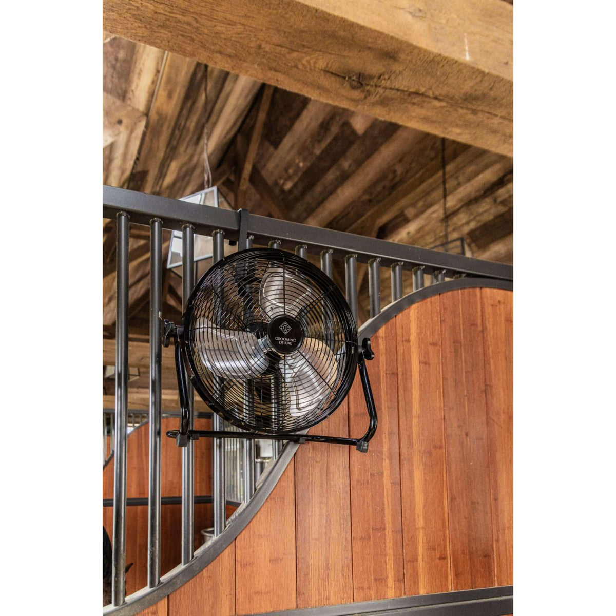 Kentucky Kabelloser Ventilator mit Akku und Ladegerät Schwarz