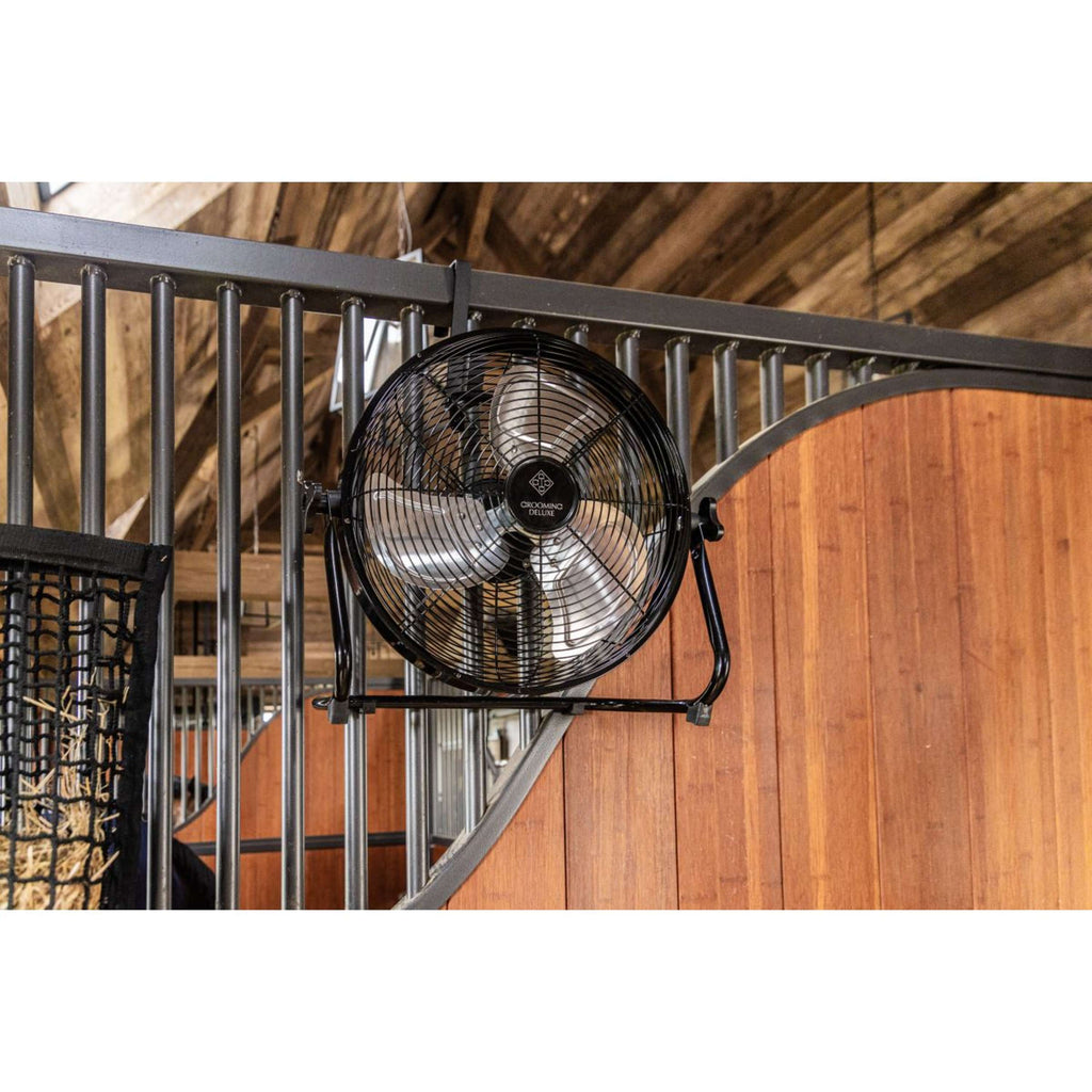 Kentucky Kabelloser Ventilator mit Akku und Ladegerät Schwarz