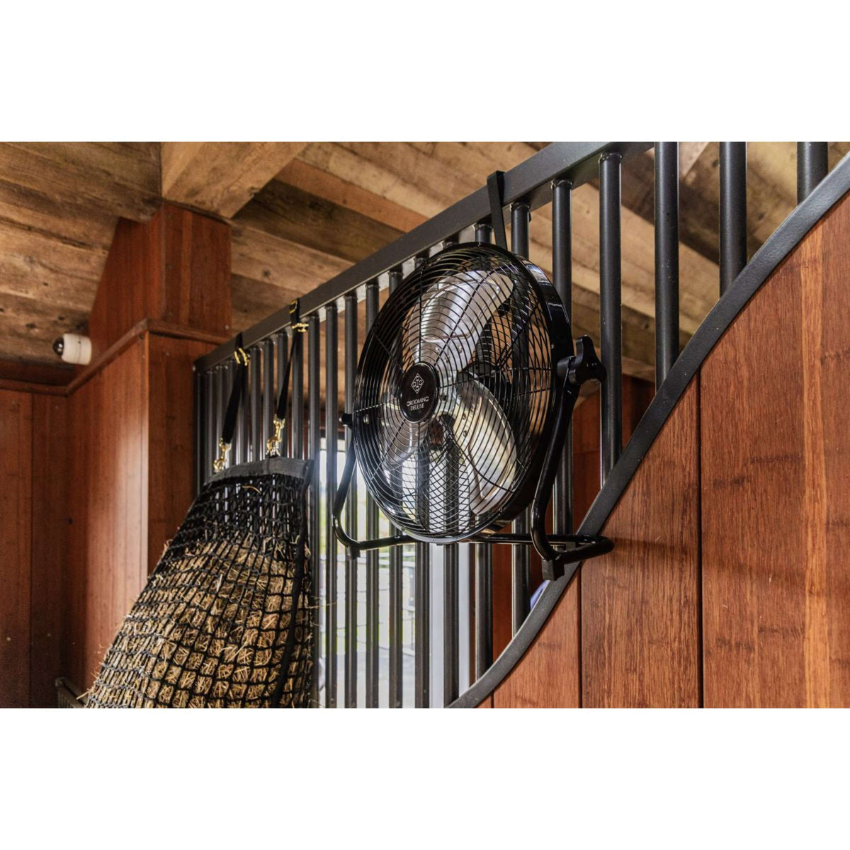 Kentucky Kabelloser Ventilator mit Akku und Ladegerät Schwarz