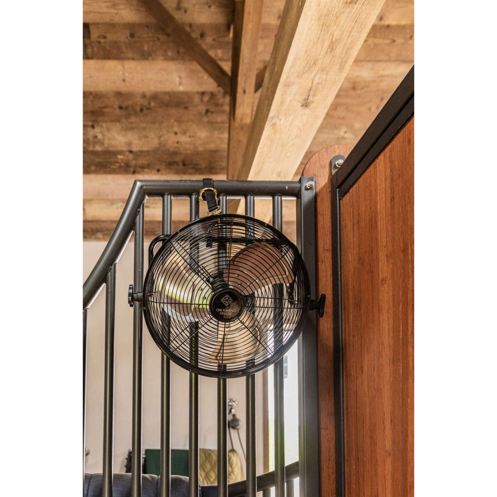 Kentucky Kabelloser Ventilator mit Akku und Ladegerät Schwarz