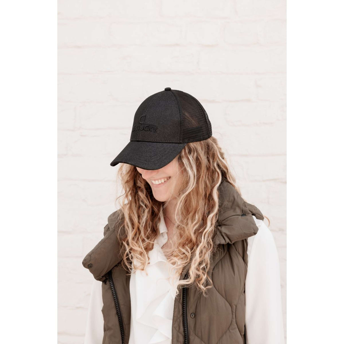 Kentucky Trucker Cap Glitter Schwarz