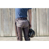 Dyon Lange Chaps aus Leder Standard Braun
