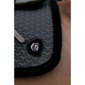 Kentucky Horsewear Schabracke Fake Fur Onion Quilt Springen Schwarz