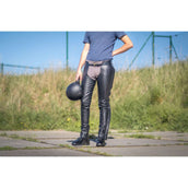 Dyon Lange Chaps aus Leder Standard Schwarz