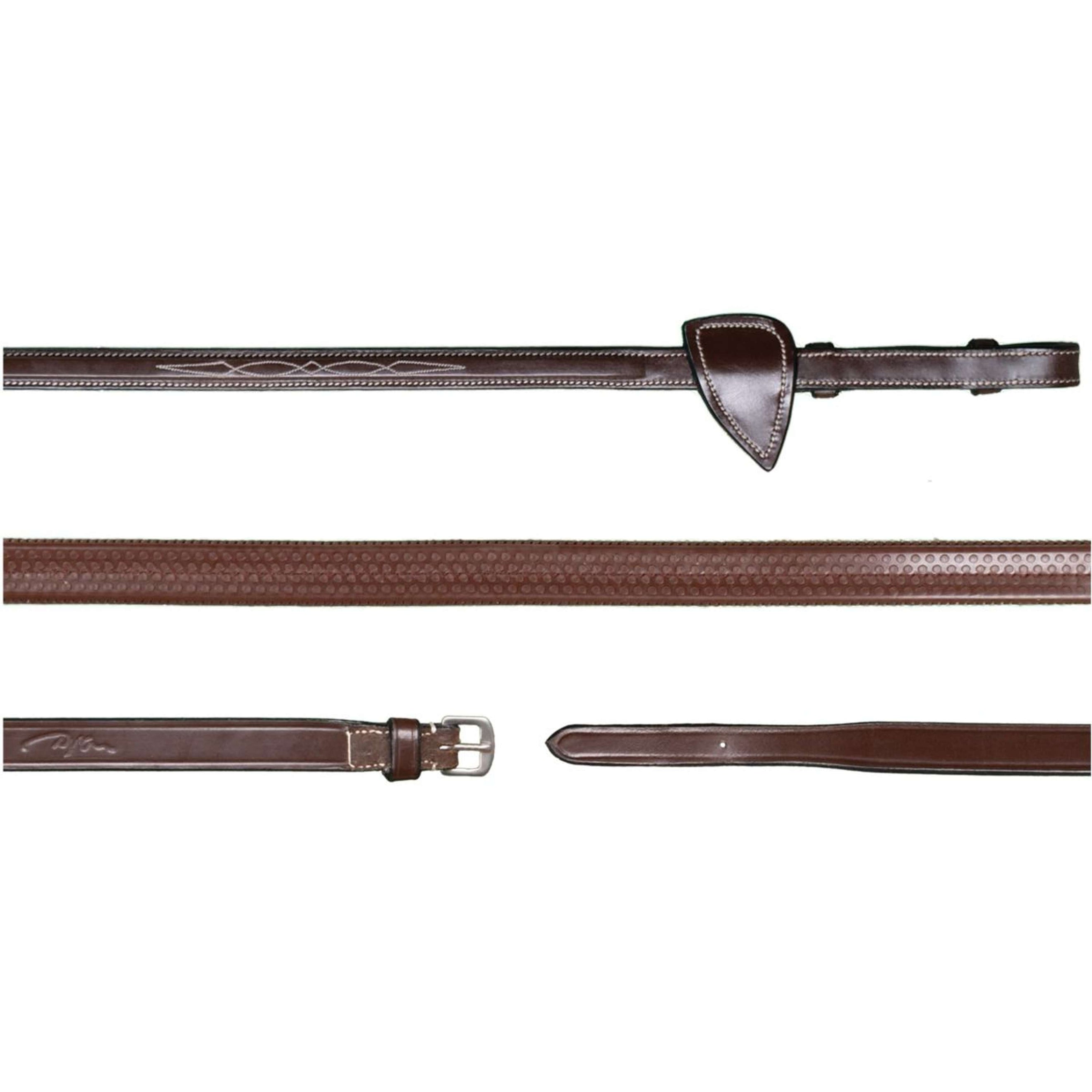 Dyon Zügel US Collection 1/2 Gummi Braun