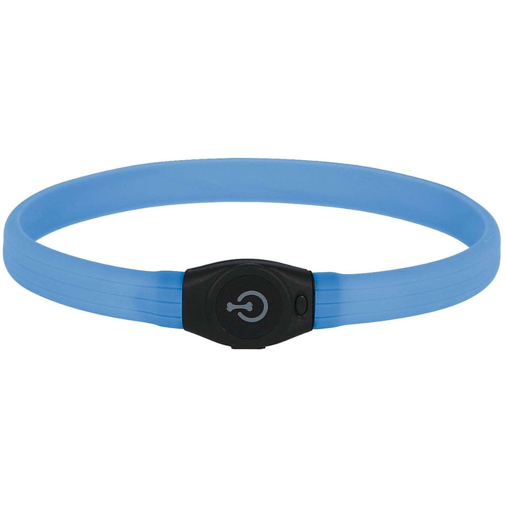 Kerbl Halsband Langhaar LED Blau