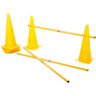 Kerbl Agility Pylon Set 3 Hindernisse Rot/Gelb