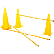 Kerbl Agility Pylon Set 3 Hindernisse Rot/Gelb