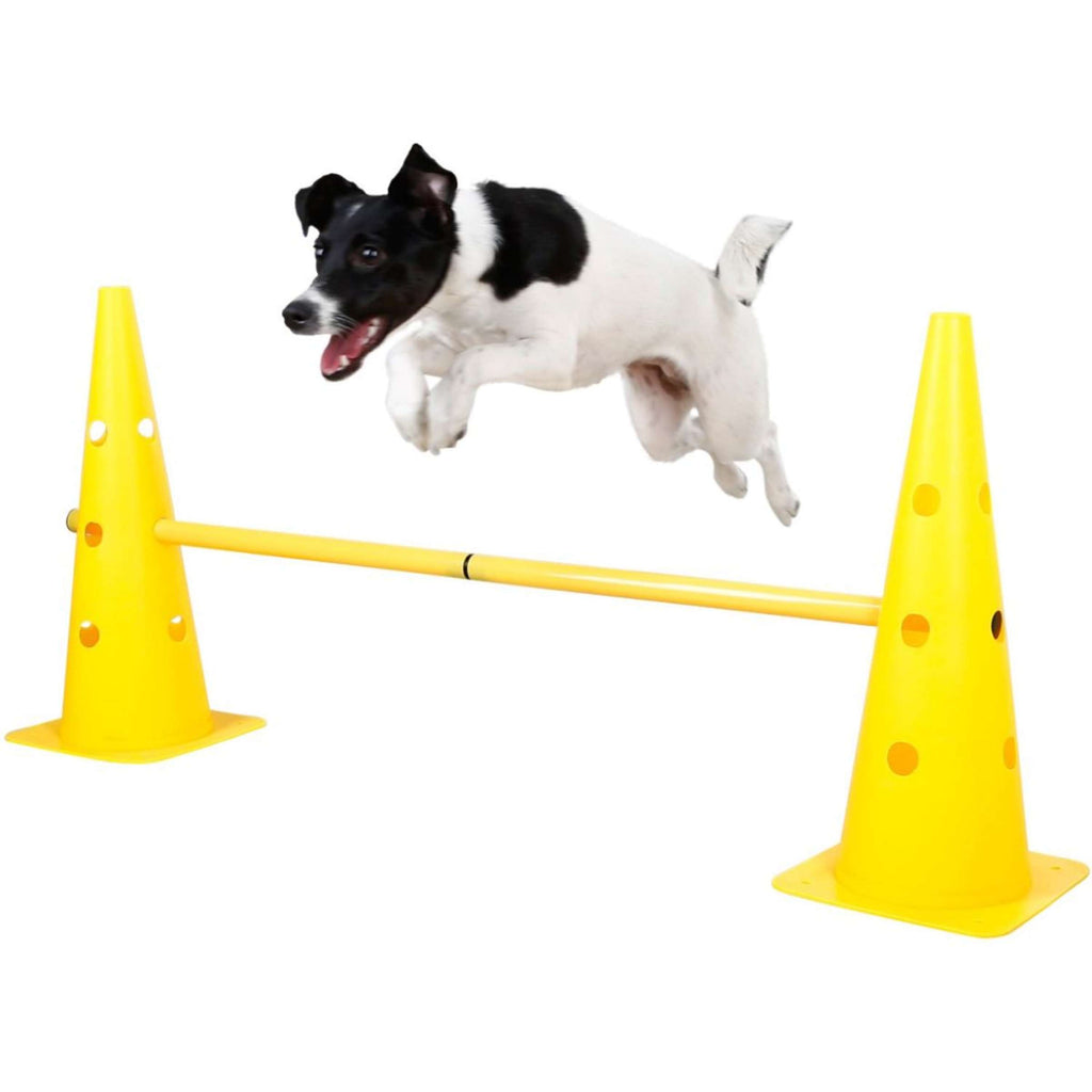 Kerbl Agility Pylon Set 3 Hindernisse Rot/Gelb