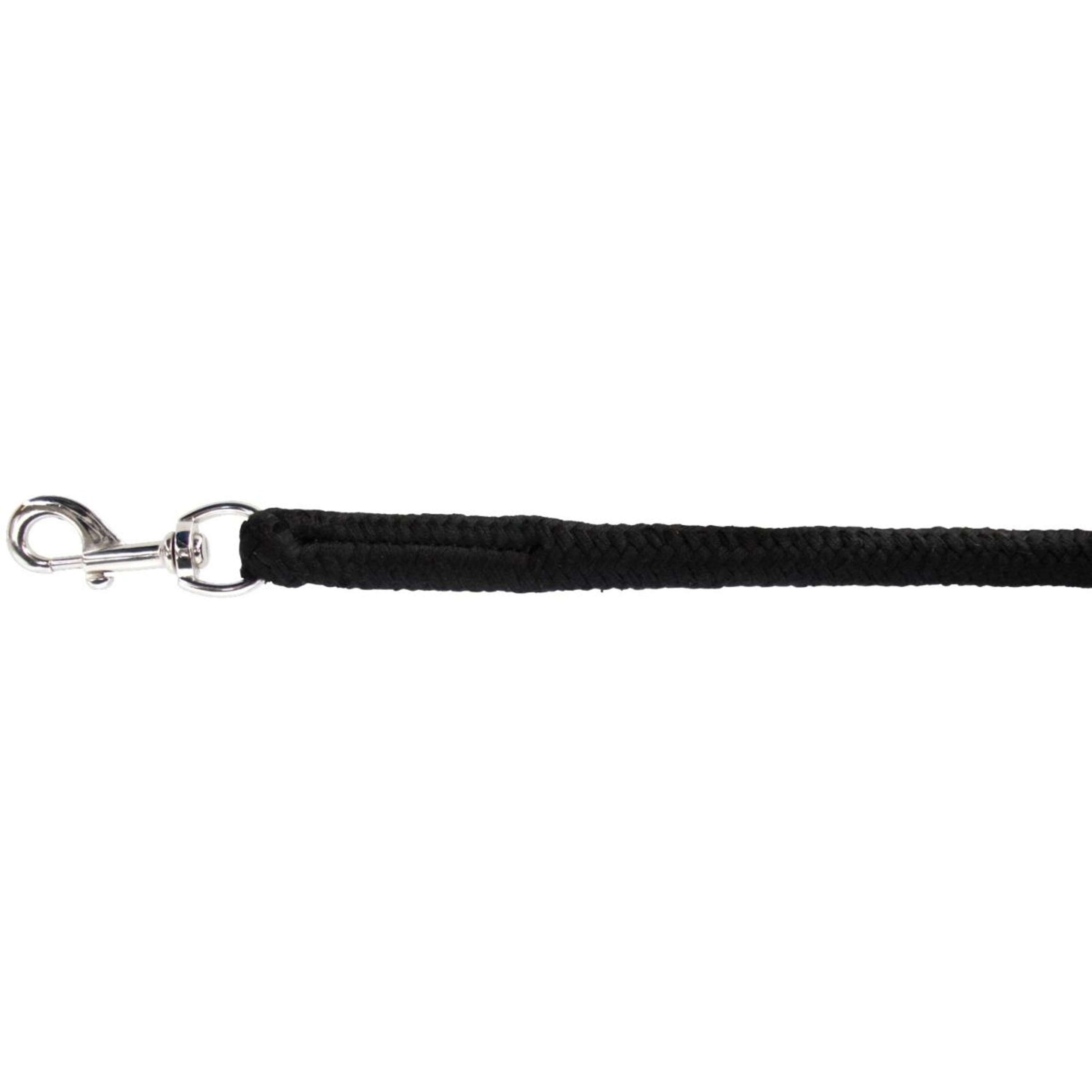 Kerbl Strick Baumwolle mit Karabinerhaken Schwarz Kerbl Strick Baumwolle mit Karabinerhaken Schwarz