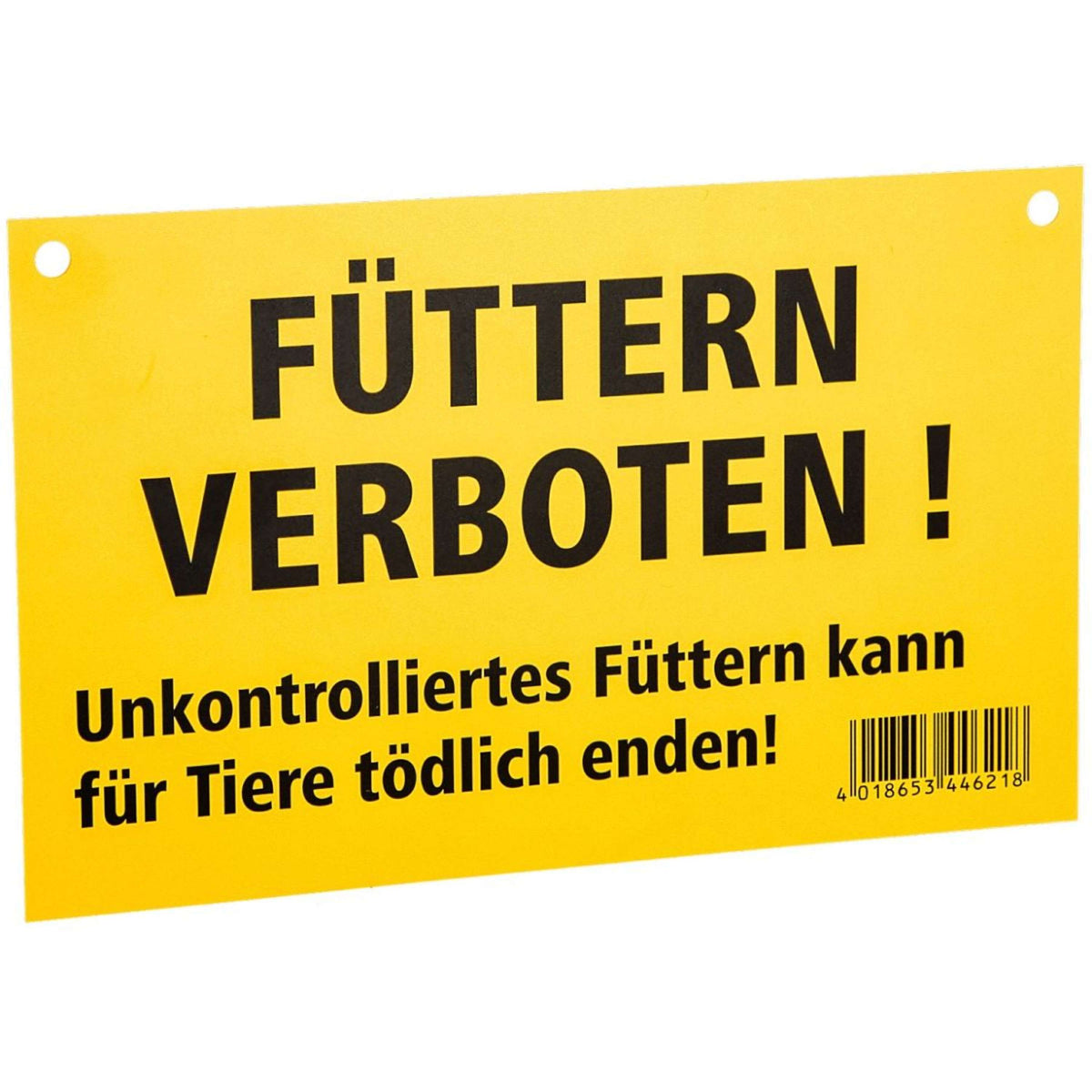 Kerbl Warnungsschild Füttern Verboten