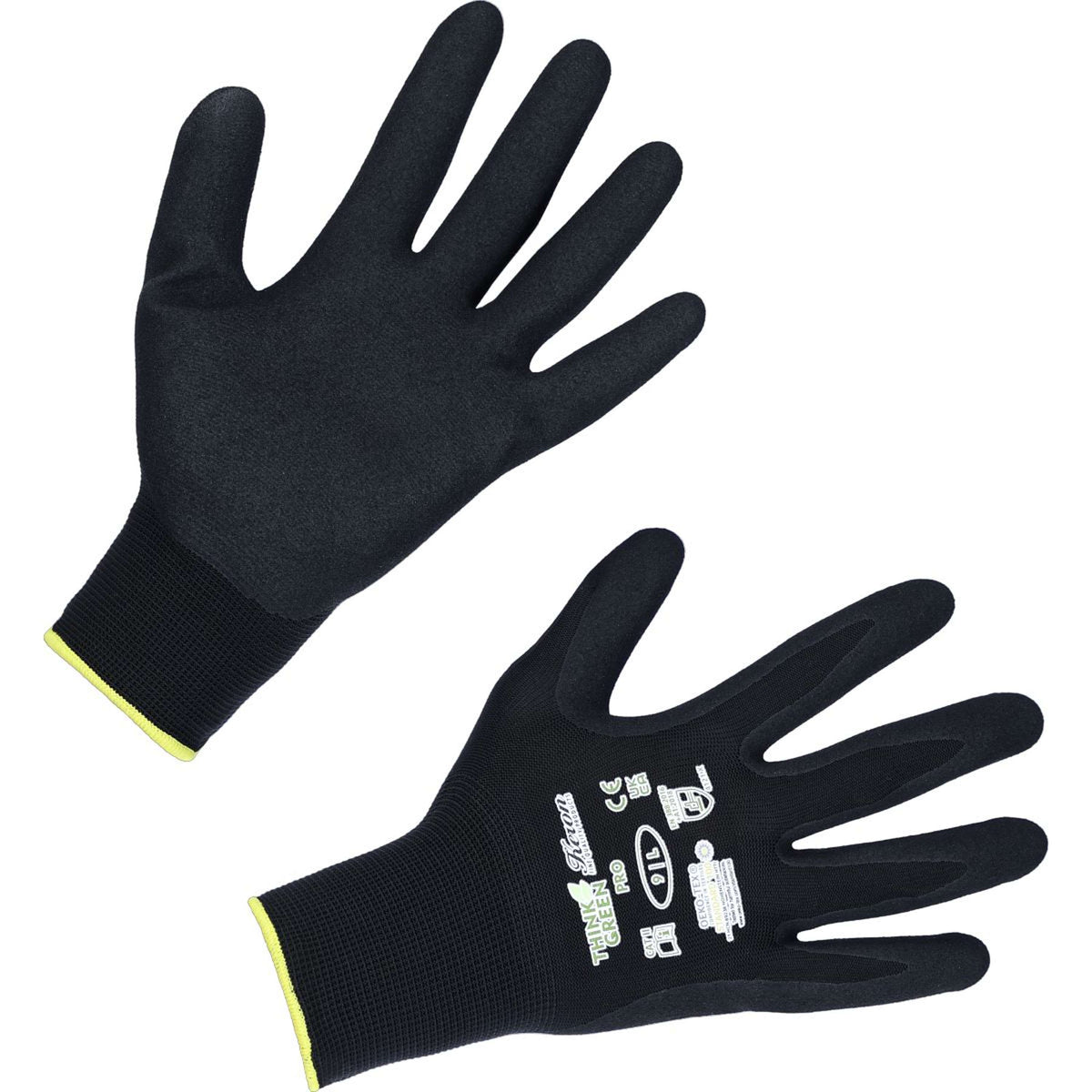 Kerbl Handschuhe Thinkgreen Pro Schwarz