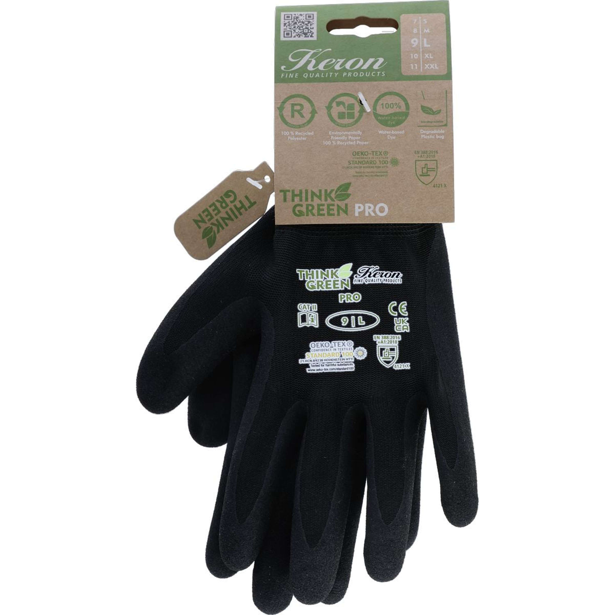 Kerbl Handschuhe Thinkgreen Pro Schwarz