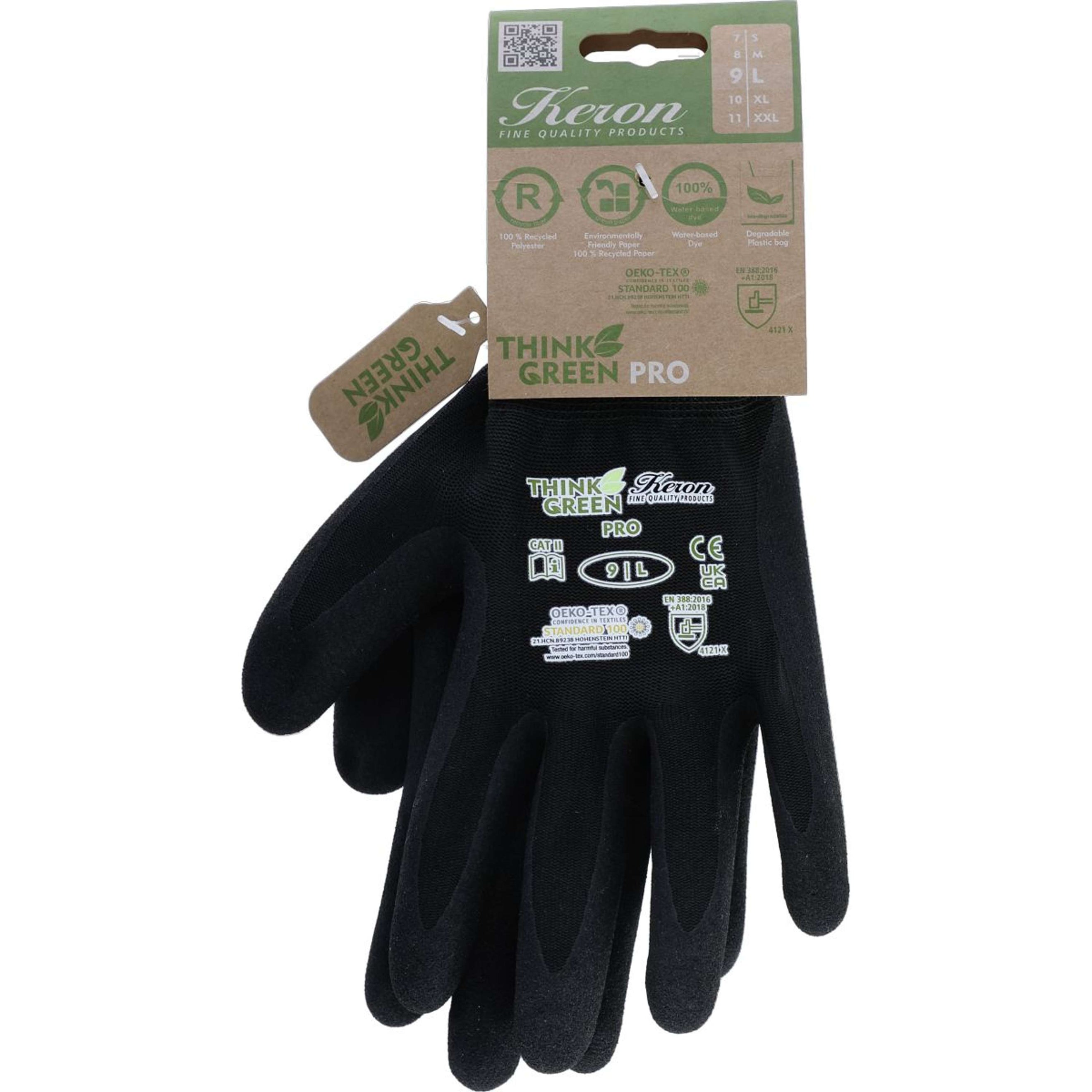 Kerbl Handschuhe Thinkgreen Pro Schwarz Kerbl Handschuhe Thinkgreen Pro Schwarz