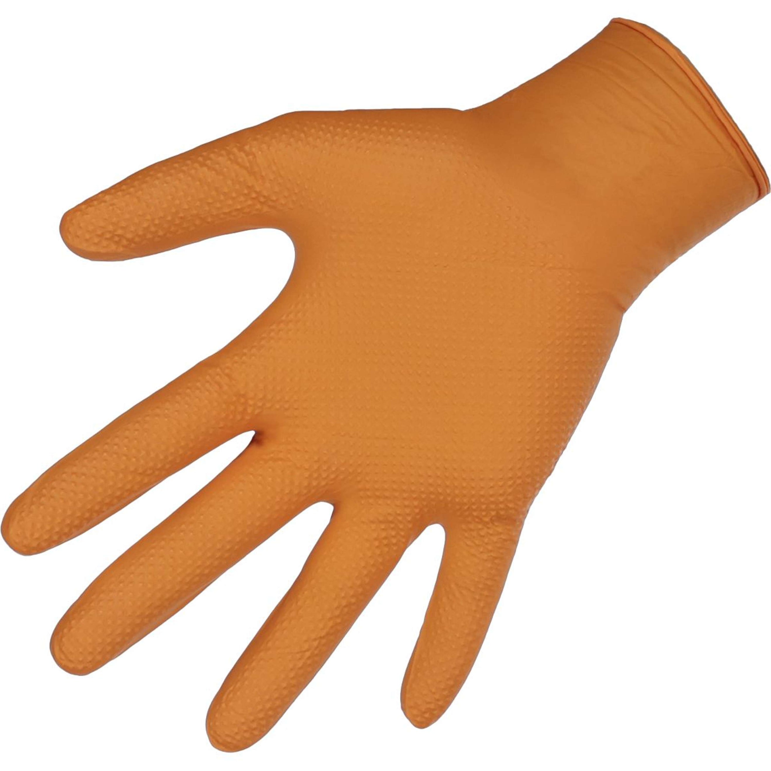 Kerbl Einweghandschuhe Nitril X-Grip 50 Stück Orange Kerbl Einweghandschuhe Nitril X-Grip 50 Stück Orange