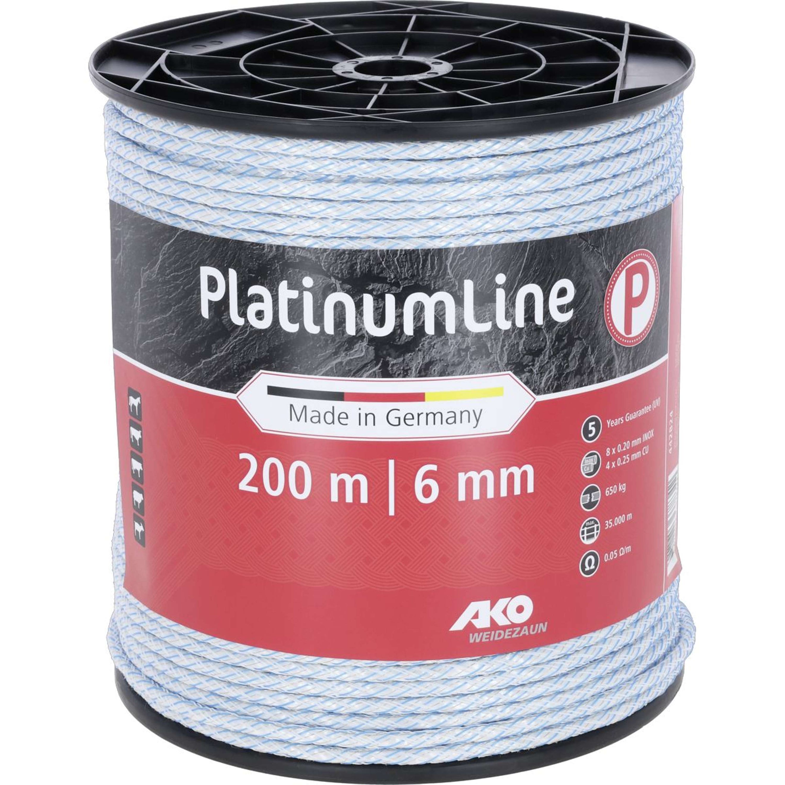 Ako Strick PlatinumLine 200m Weiß/Blau