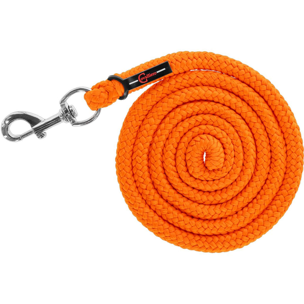Covalliero Führstrick Hippo mit Karabinerhaken Orange
