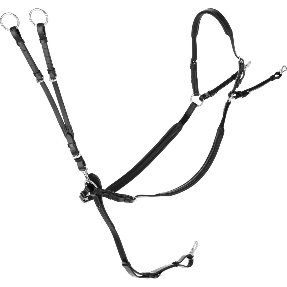 Covalliero Brustgeschirr mit Martingal Schwarz