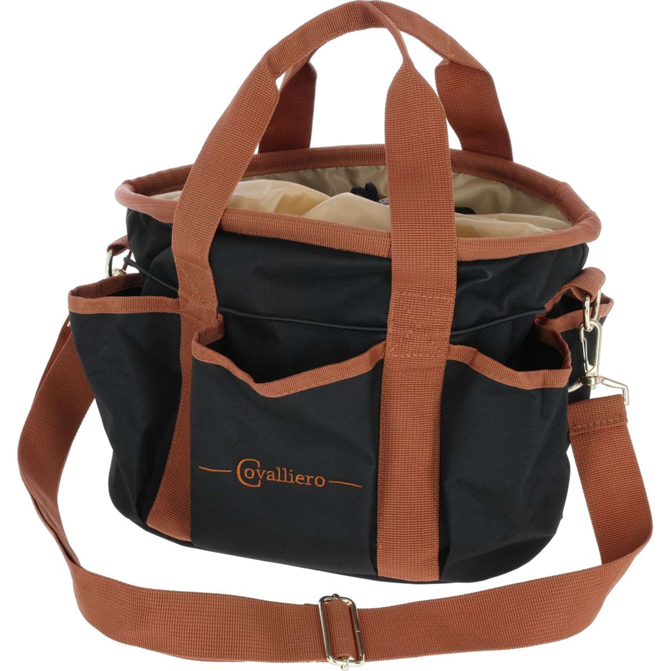 Covalliero Putztasche Schwarz/Cognac