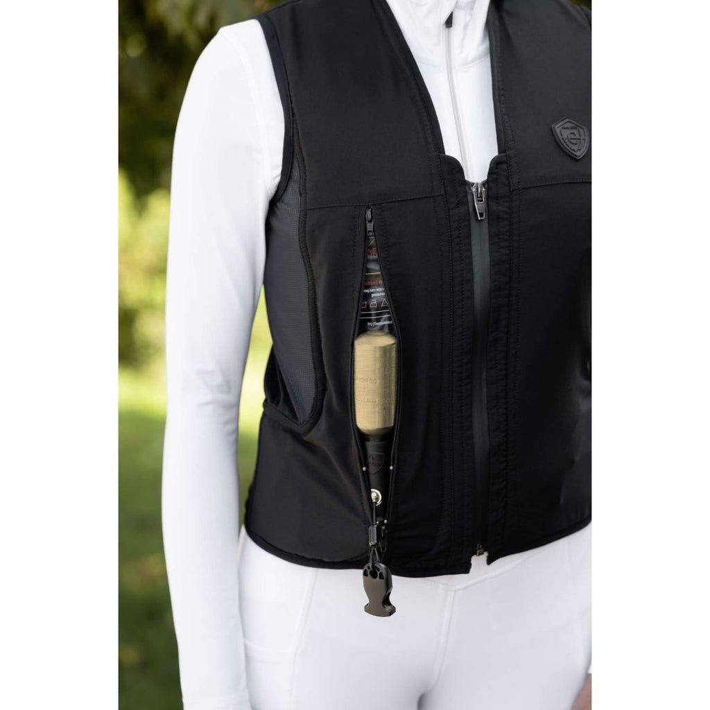 Covalliero Airbag Weste Manege Schwarz