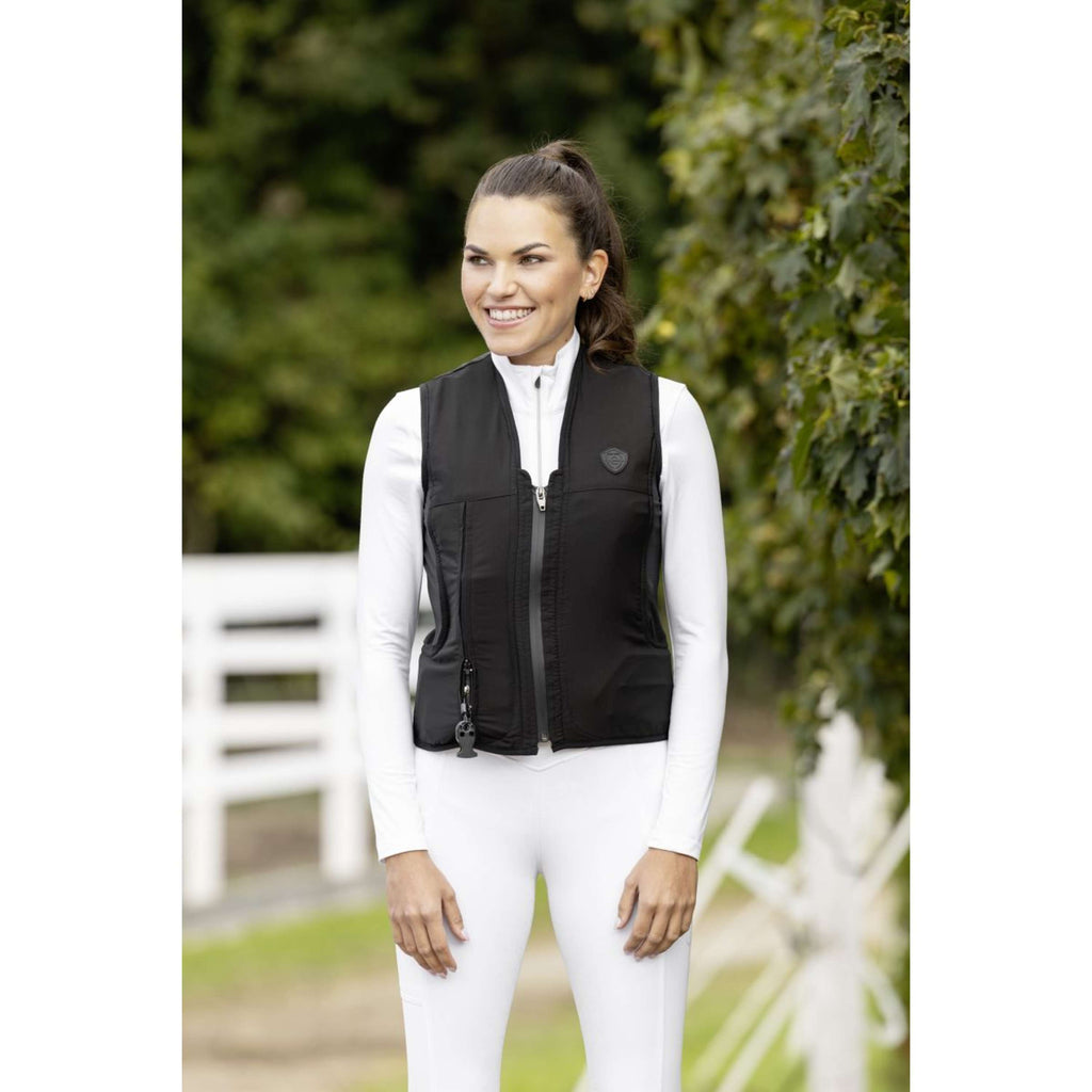 Covalliero Airbag Weste Manege Schwarz
