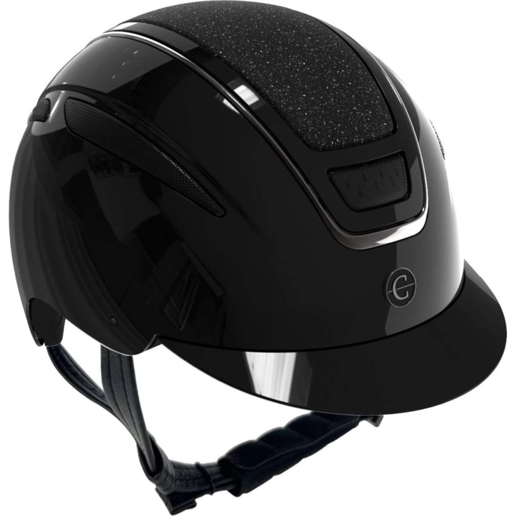 Covalliero Reithelm Elite Schwarz lackiert