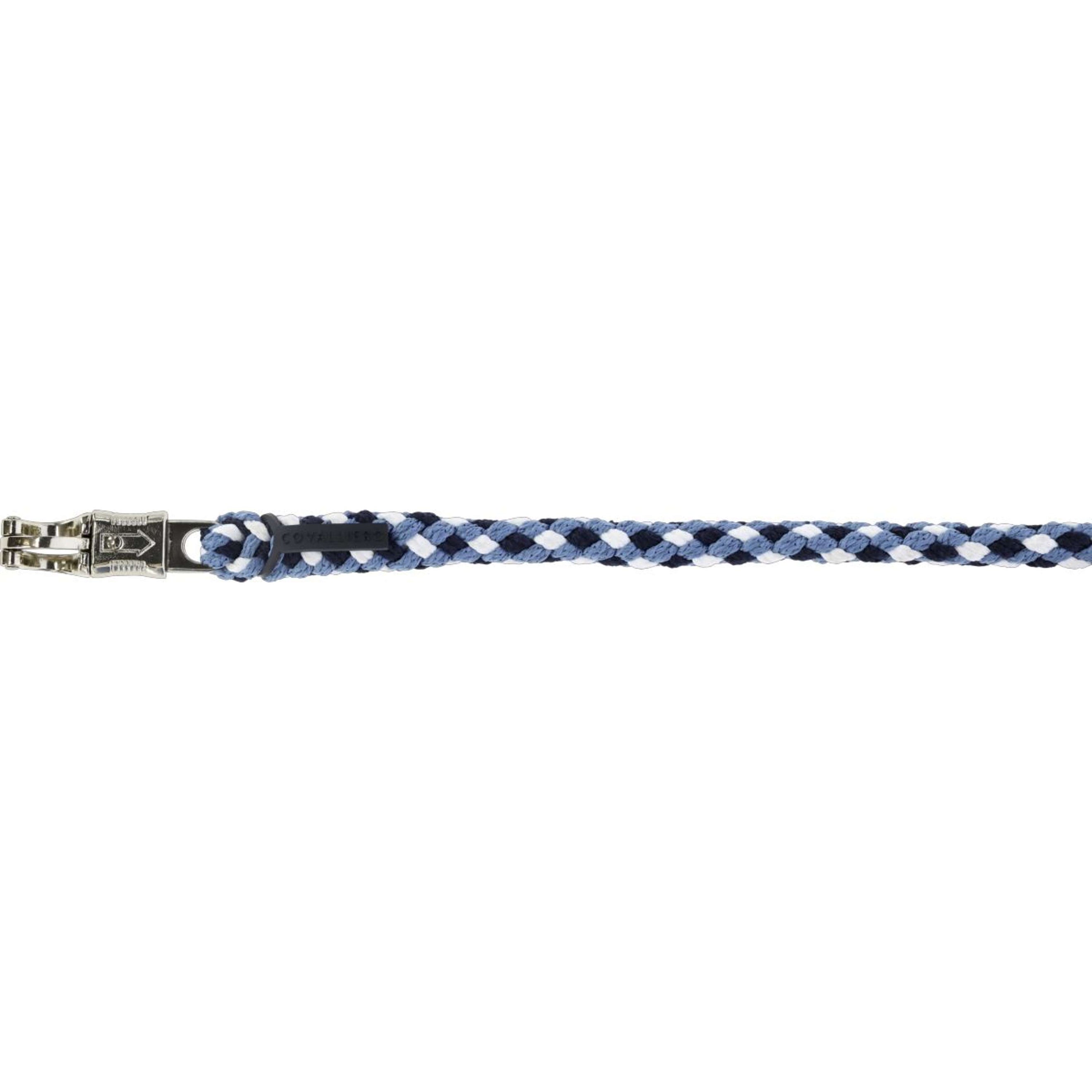 Covalliero Führstrick SS26 mit Panikhaken Dark Navy/Smoked Blue