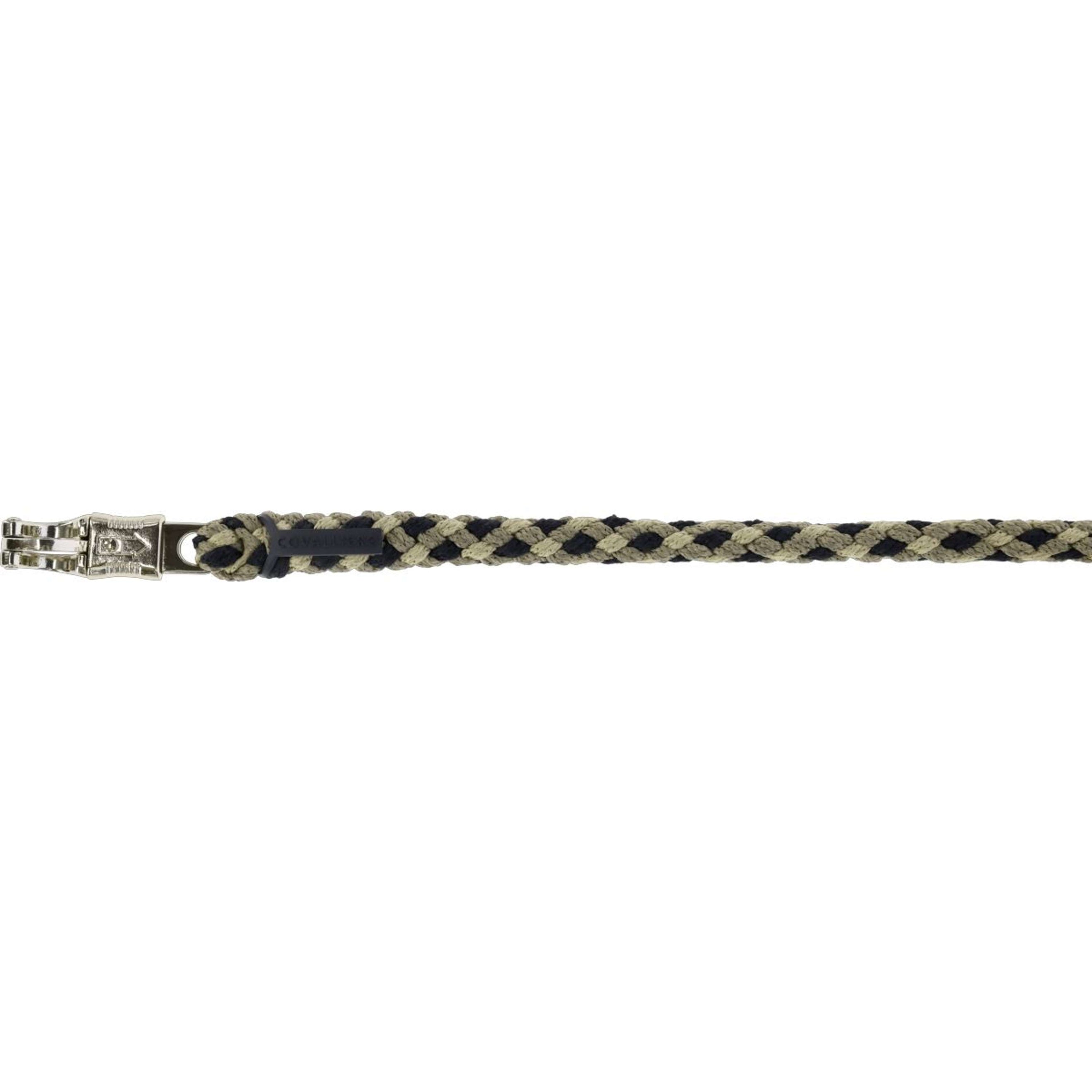 Covalliero Führstrick SS26 mit Panikhaken Schwarz/Nuss