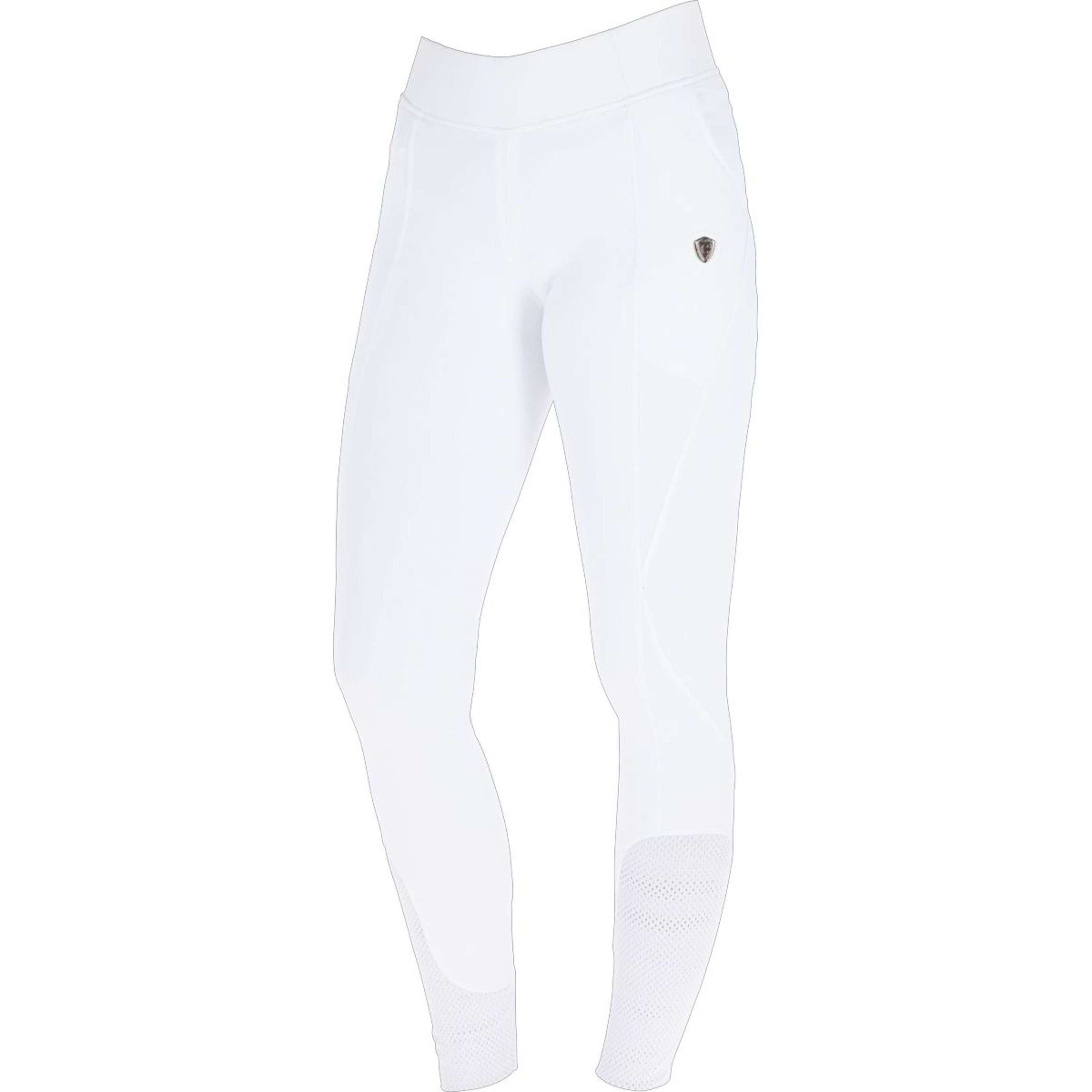 Covalliero Reitleggings SS26 Kinder Weiß