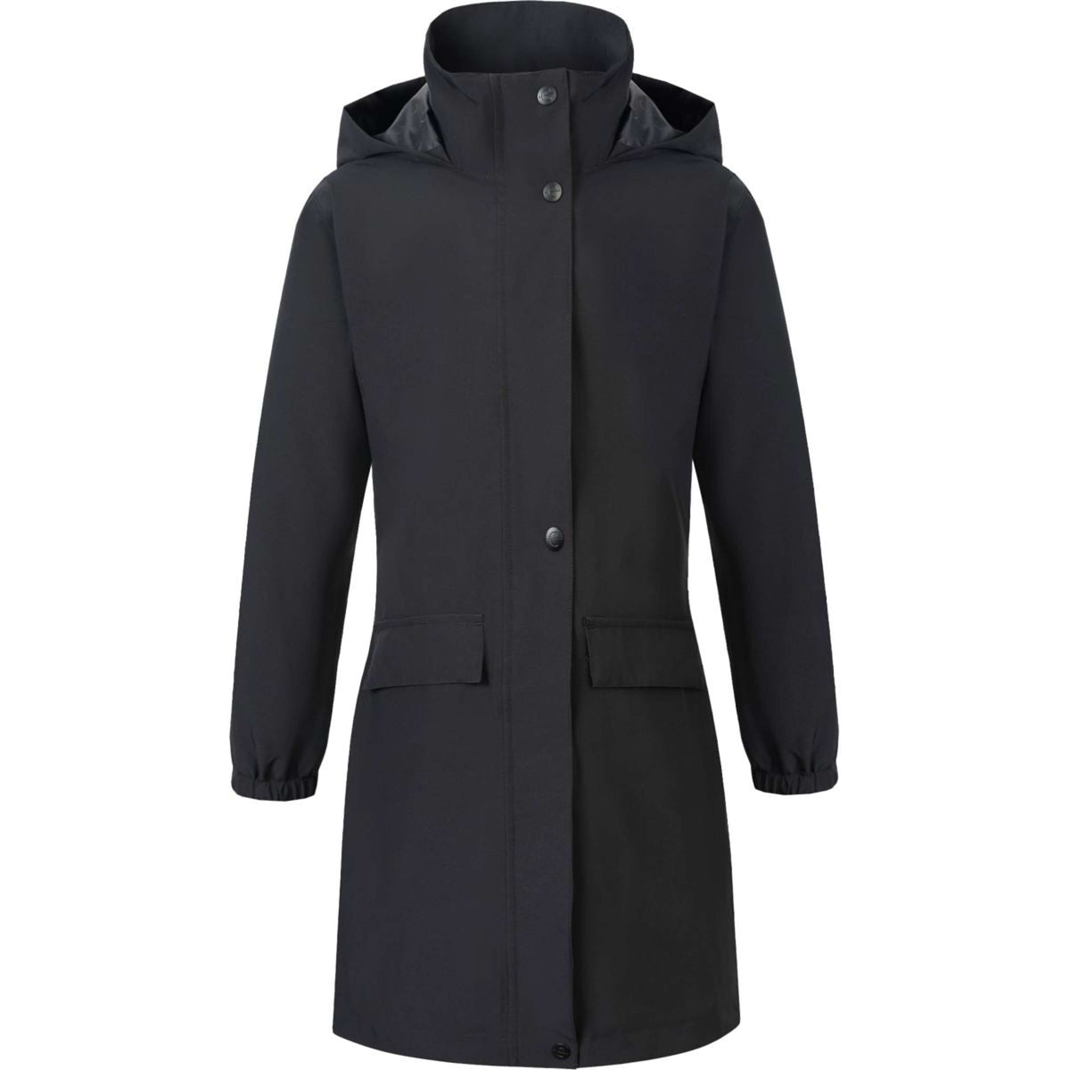 Covalliero Lange Regenjacke SS26 Kinder Schwarz