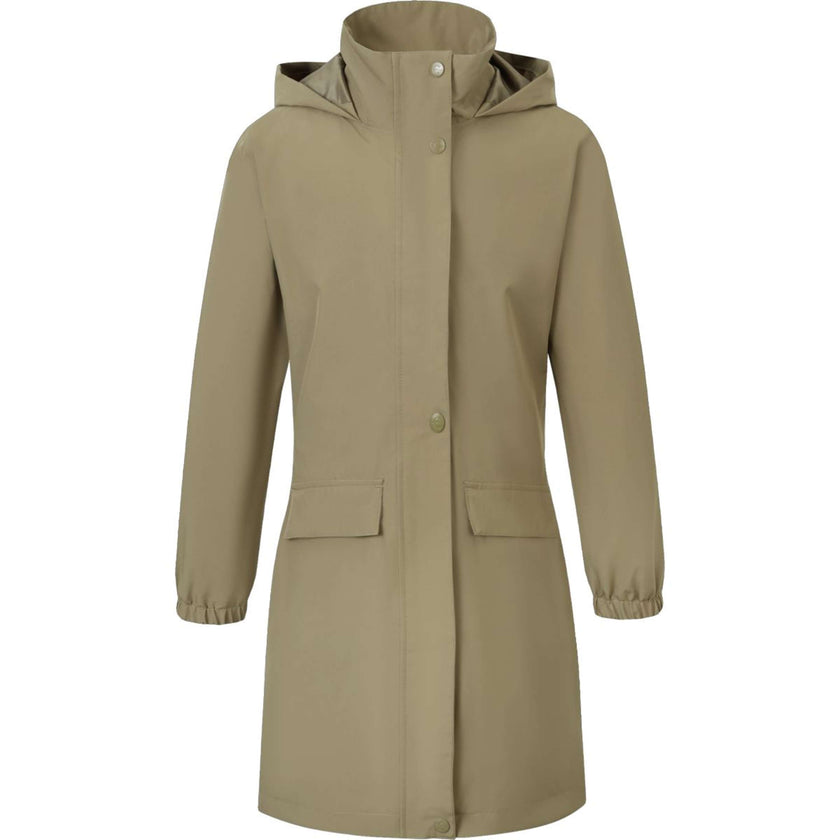 Covalliero Lange Regenjacke SS26 Kinder Nuss Covalliero Lange Regenjacke SS26 Kinder Nuss