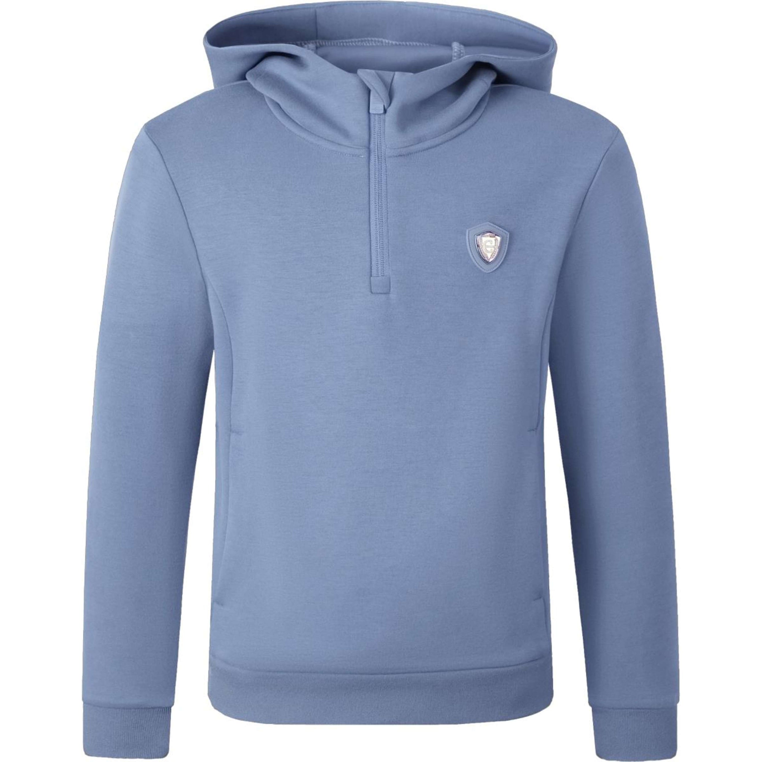 Covalliero Hoodie SS26 Kinder Smoked Blue