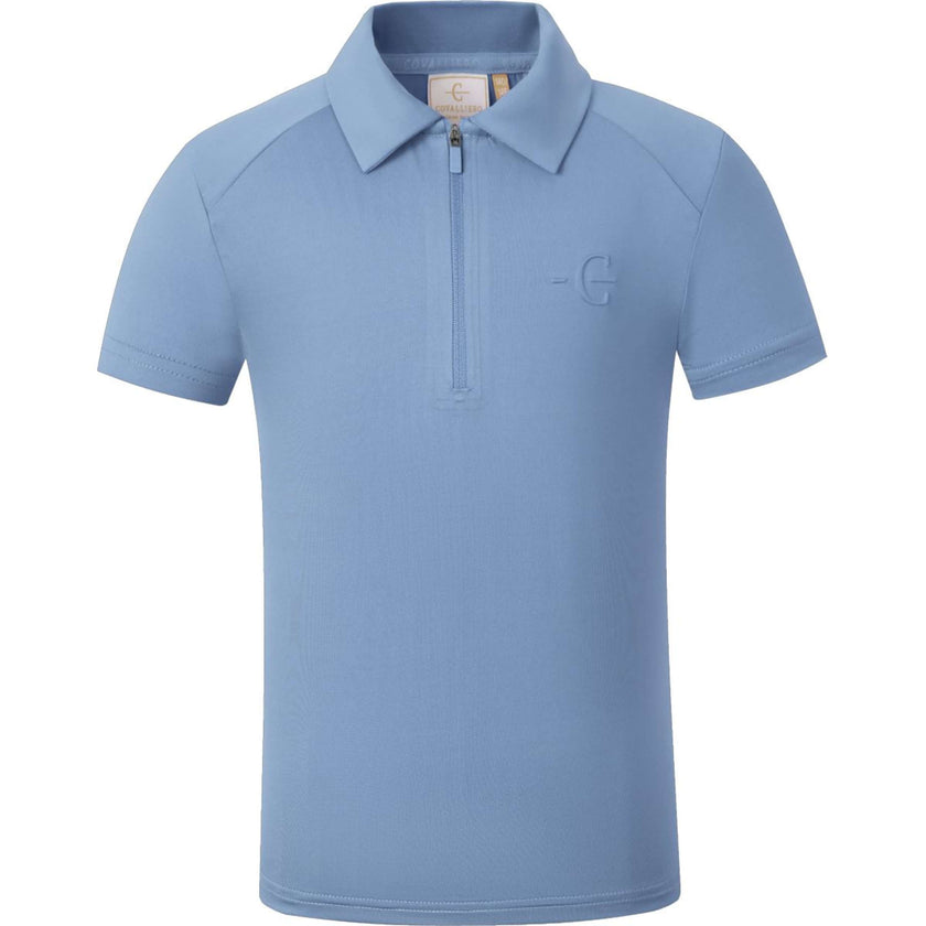 Covalliero Polo SS26 Kinder Smoked Blue