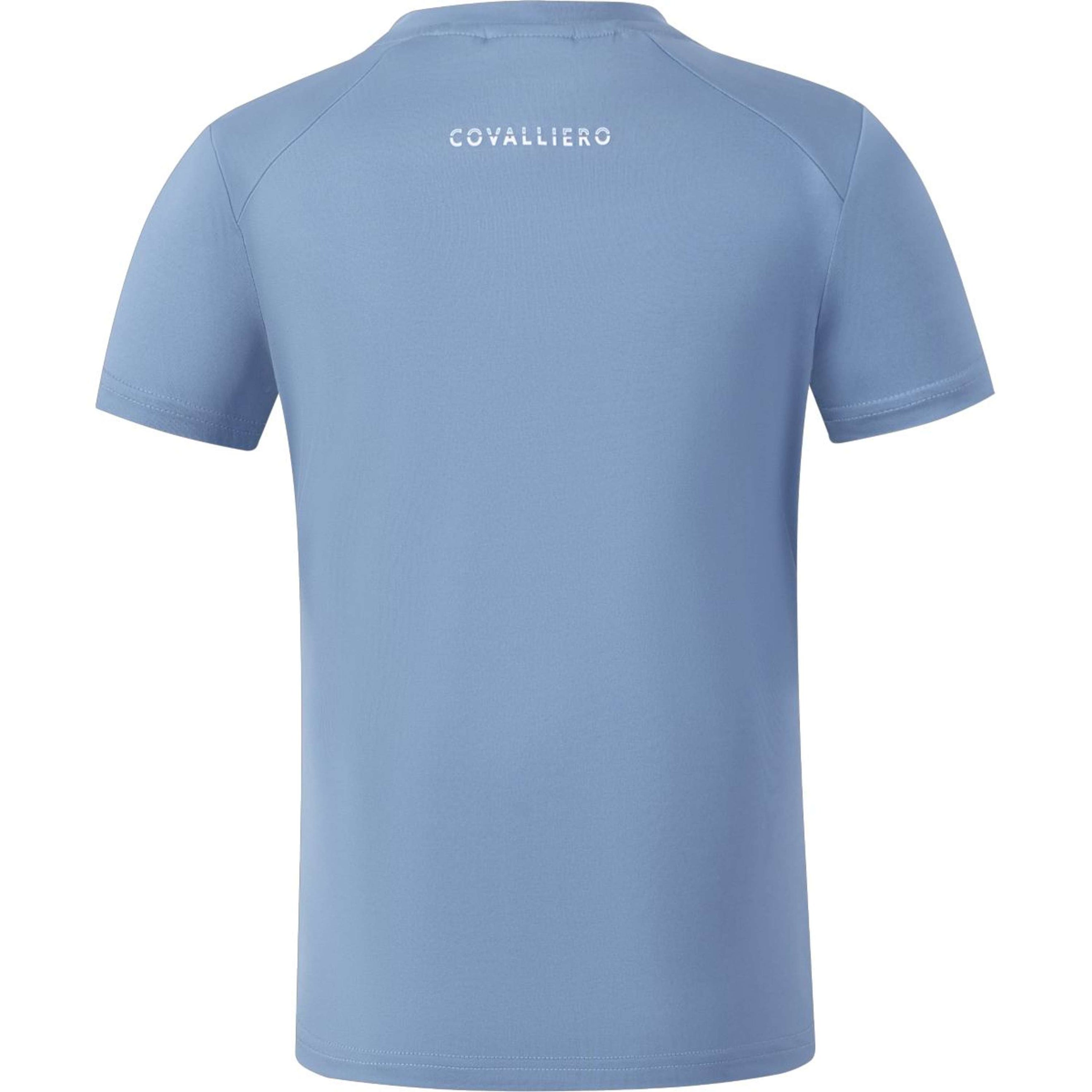 Covalliero T-Shirt SS26 Kinder Smoked Blue
