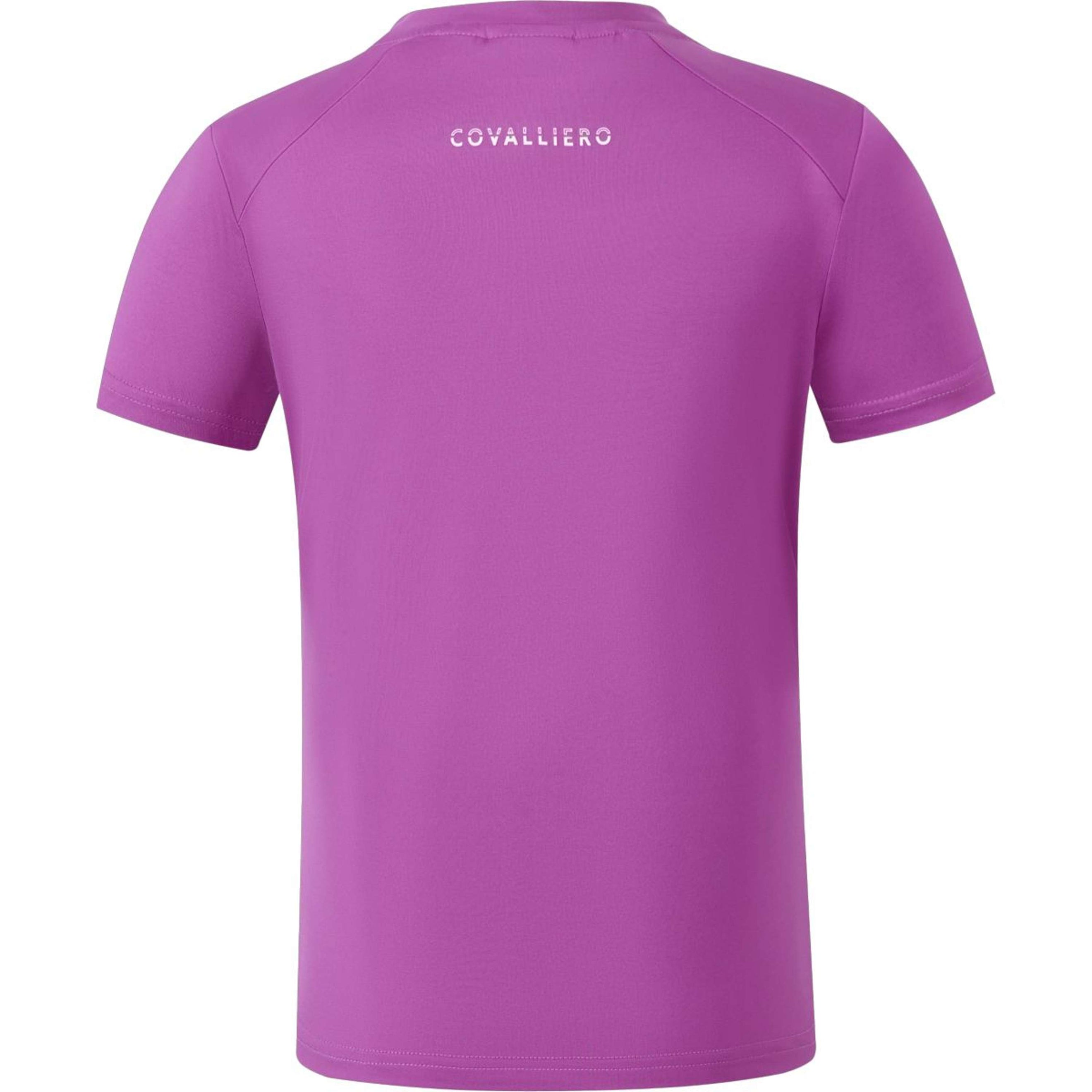 Covalliero T-Shirt SS26 Kinder Light Berry