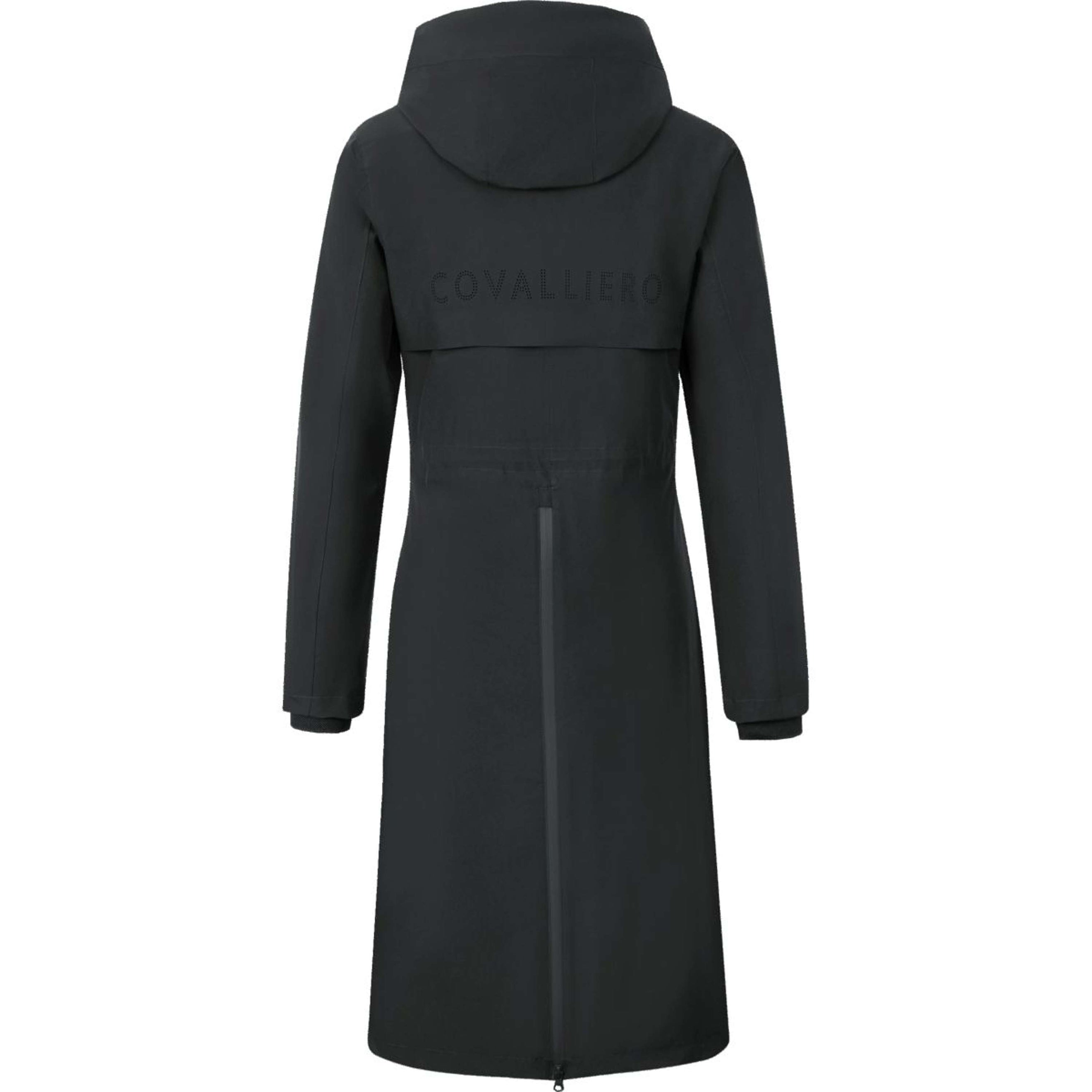 Covalliero Lange Regenjacke SS26 Damen Schwarz Covalliero Lange Regenjacke SS26 Damen Schwarz