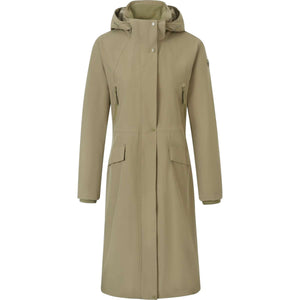 Covalliero Lange Regenjacke SS26 Damen Nuss