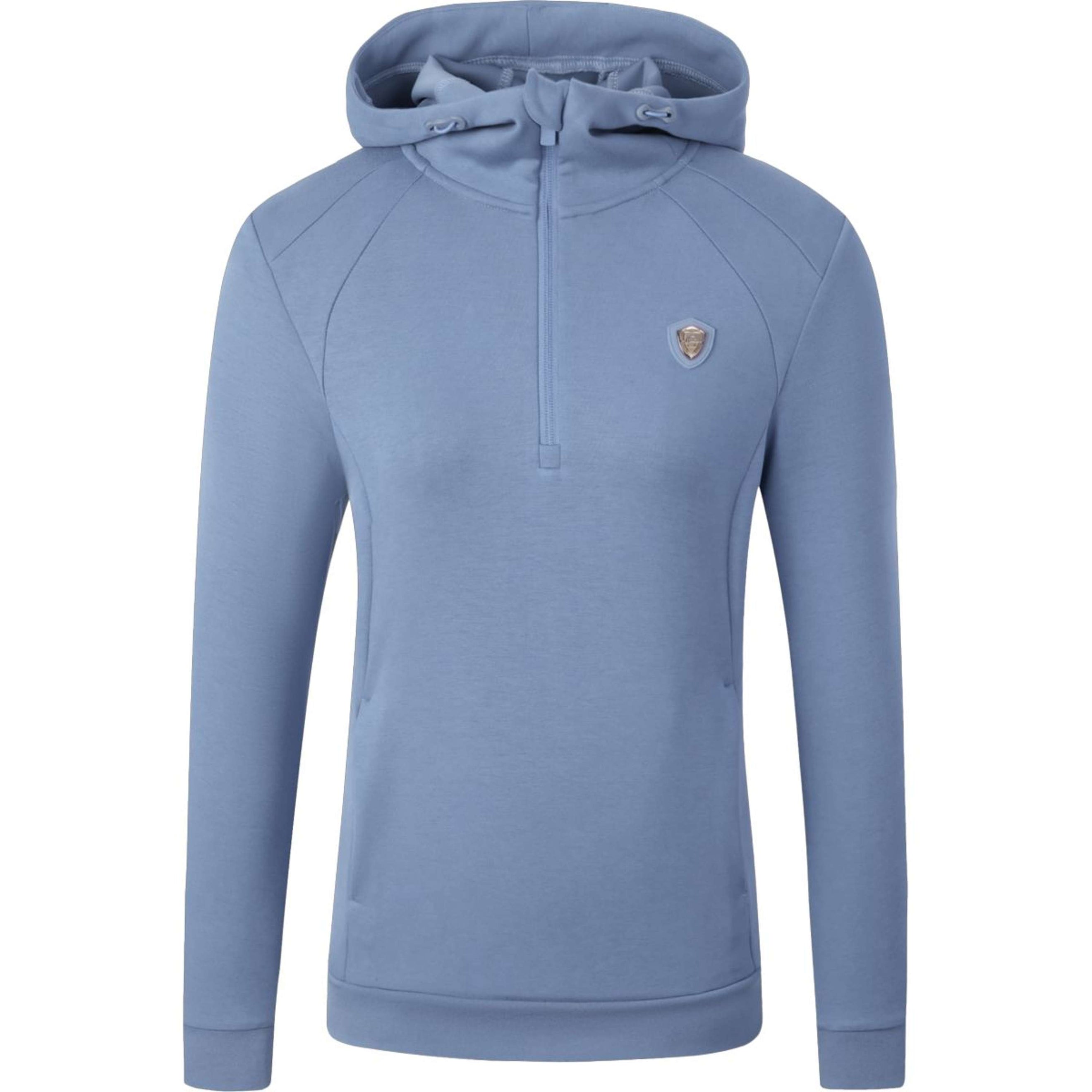 Covalliero Hoodie SS26 Damen Smoked Blue