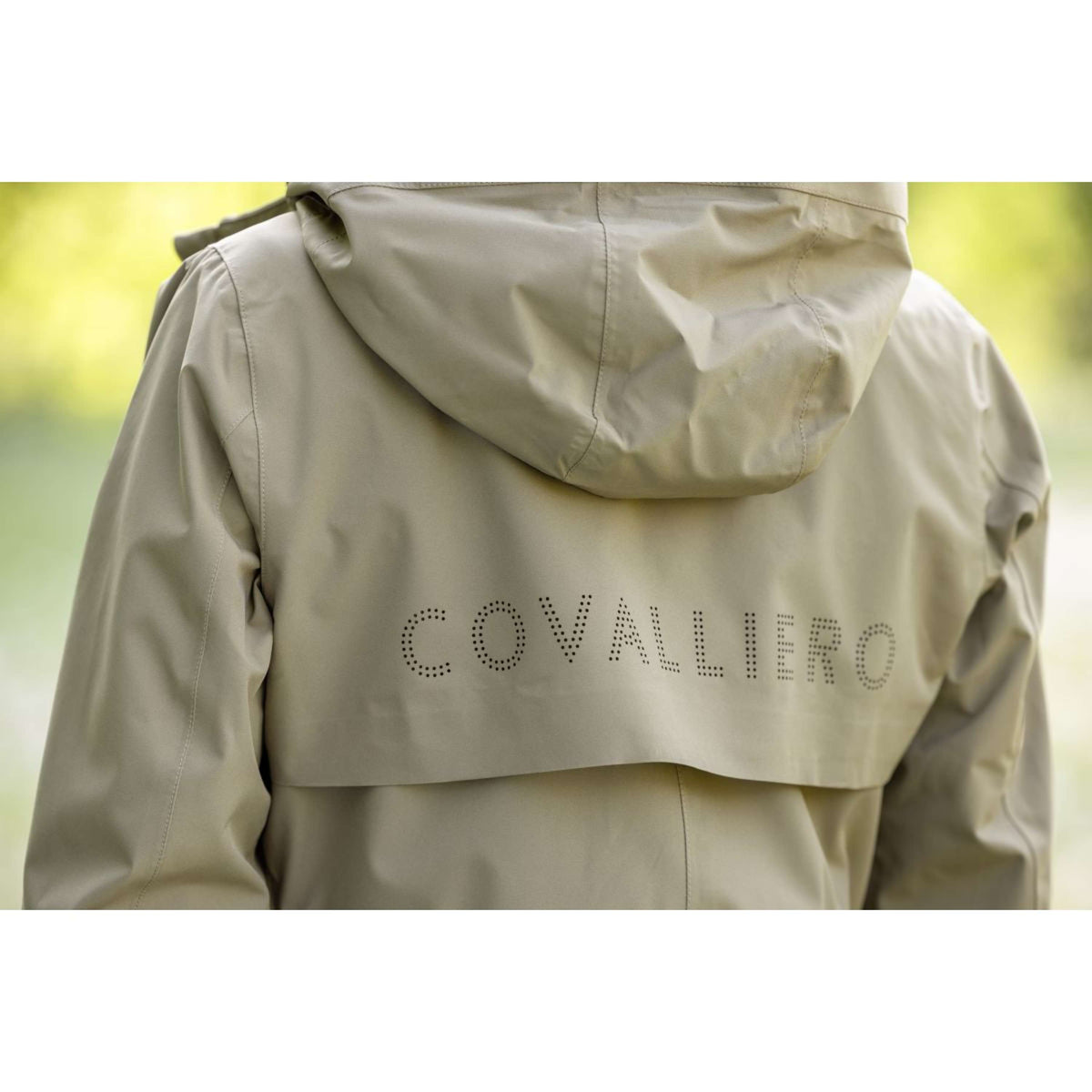Covalliero Lange Regenjacke SS26 Damen Nuss