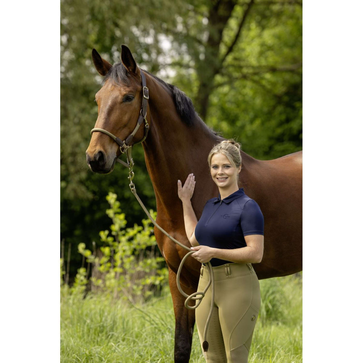 Covalliero Polo SS26 Damen Dunkle Navy