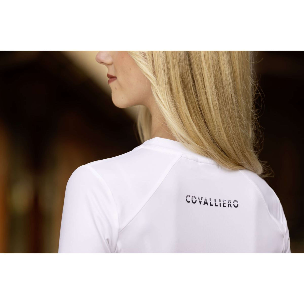 Covalliero T-Shirt SS26 Damen Weiß