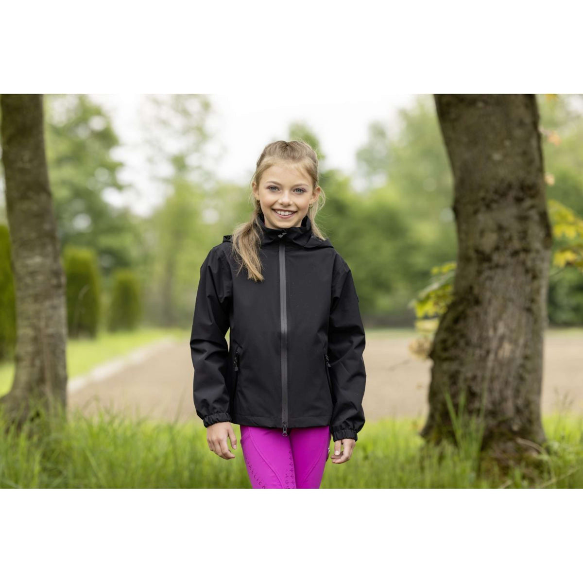 Covalliero Regenjacke SS26 Kinder Schwarz