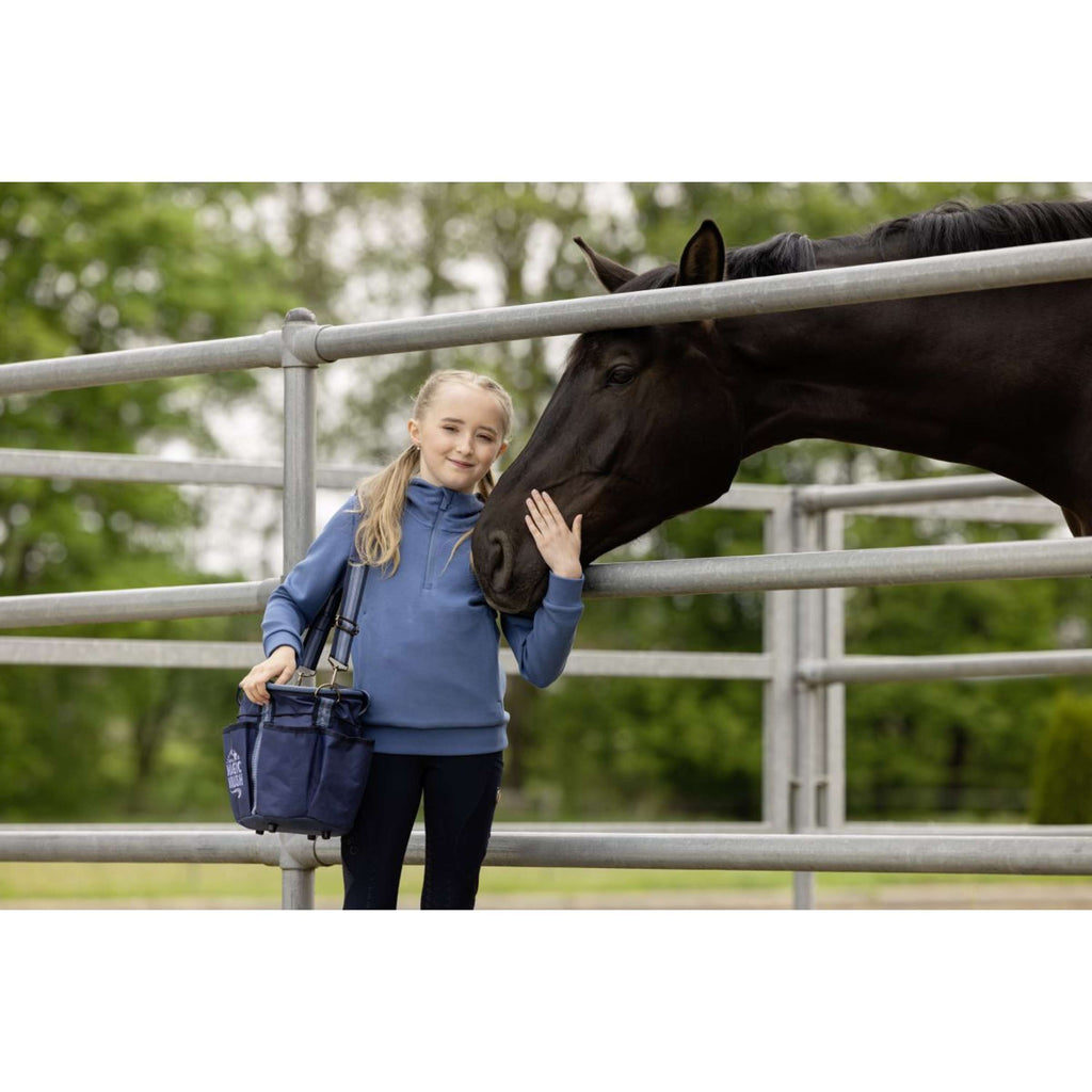 Covalliero Hoodie SS26 Kinder Smoked Blue