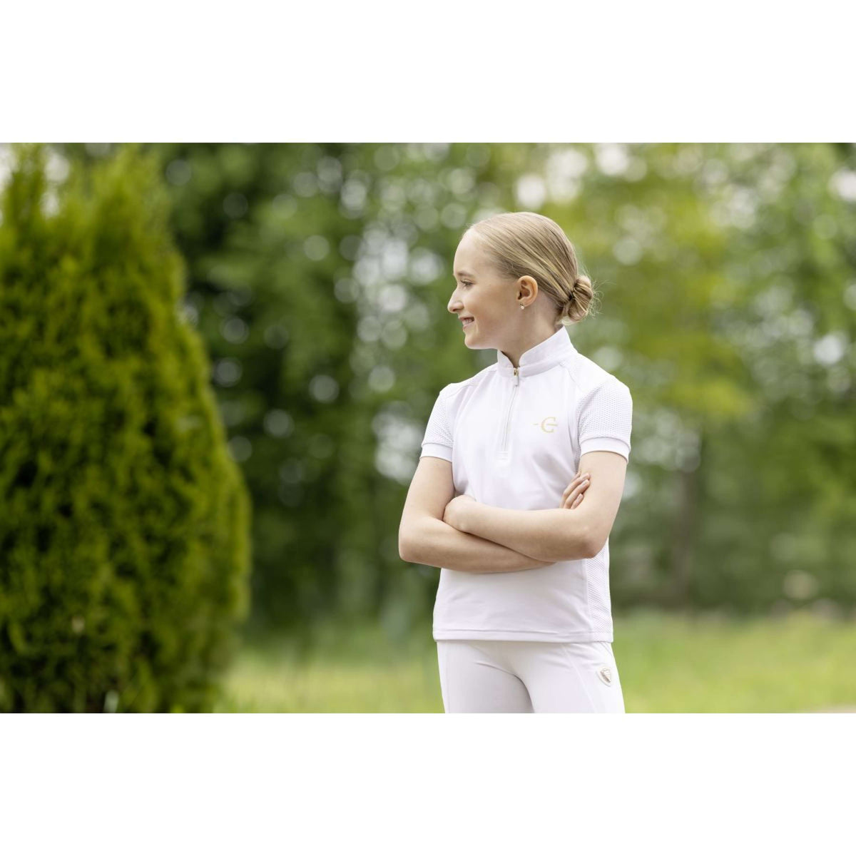 Covalliero Turniershirt SS26 Kinder Weiß