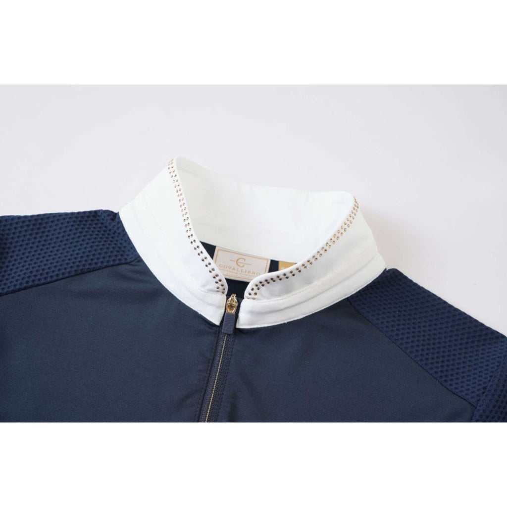 Covalliero Turniershirt SS26 Damen Lange Ärmel Dunkle Navy
